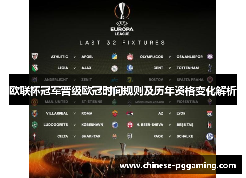 欧联杯冠军晋级欧冠时间规则及历年资格变化解析 欧联杯冠军晋级欧冠时间规则及历年资格变化解析